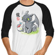 Inked Dragon - 3/4 Sleeve Raglan T-Shirt