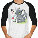 Inked Dragon - 3/4 Sleeve Raglan T-Shirt