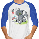 Inked Dragon - 3/4 Sleeve Raglan T-Shirt