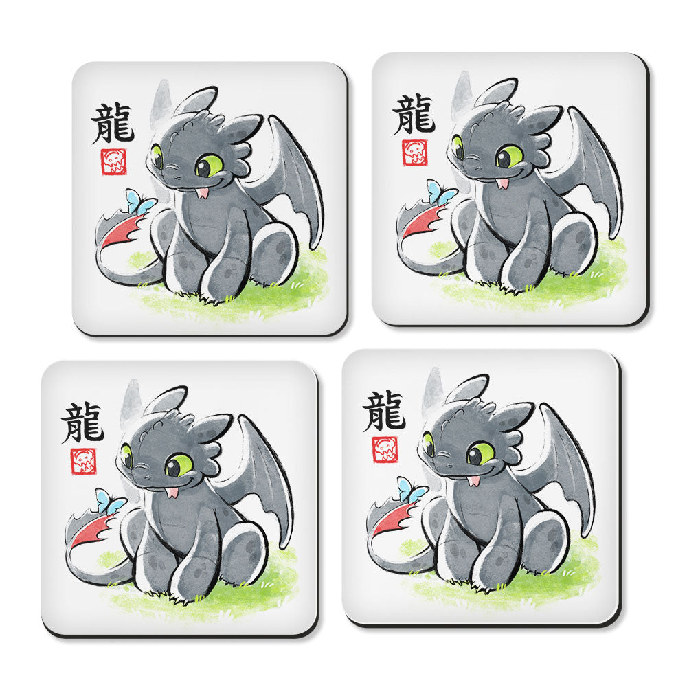 Inked Dragon - Coasters