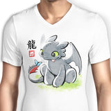 Inked Dragon - Men's V-Neck