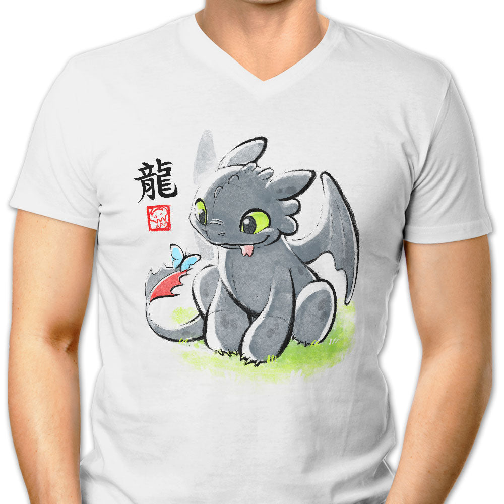 Inked Dragon - Men's V-Neck