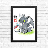 Inked Dragon - Posters & Prints