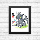 Inked Dragon - Posters & Prints