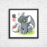 Inked Dragon - Posters & Prints