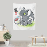 Inked Dragon - Wall Tapestry