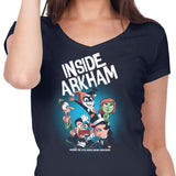 Inside Arkham - Women's V-Neck