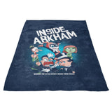 Inside Arkham - Fleece Blanket
