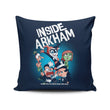 Inside Arkham - Throw Pillow