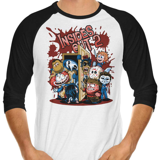 Insides Out 2 - 3/4 Sleeve Raglan T-Shirt