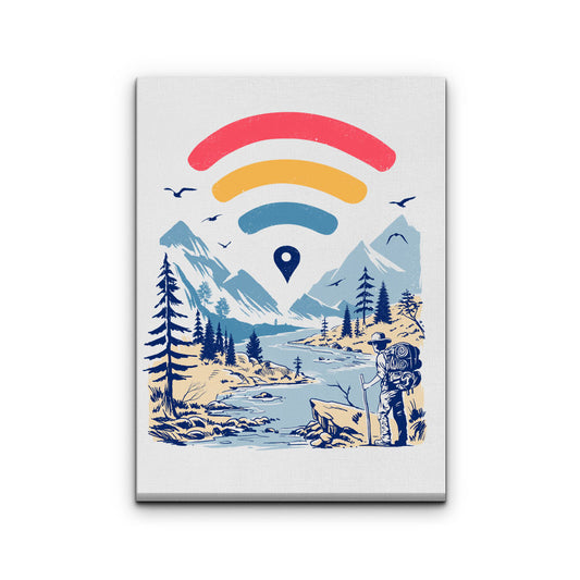 Internet Explorer - Canvas Print