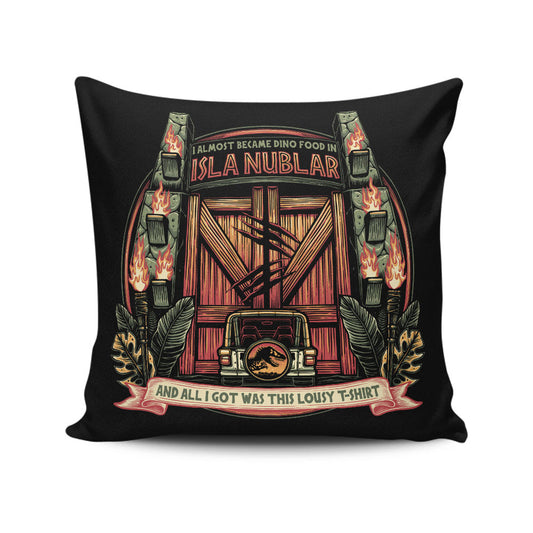 Isla Nublar Souvenir - Throw Pillow