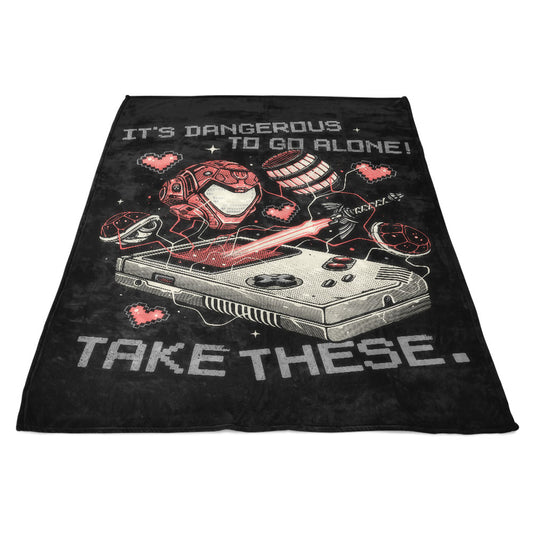 It's Dangerous Take These - Fleece Blanket