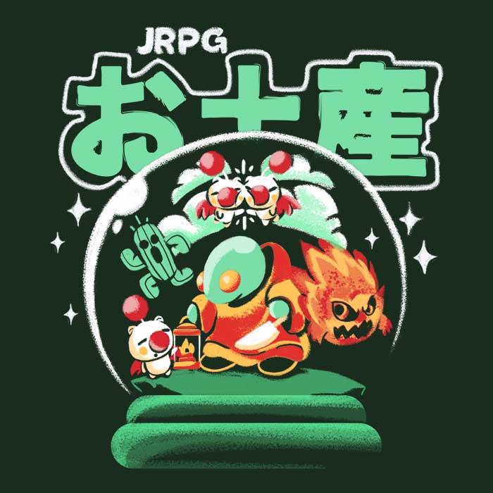 JRPG Fantasy Souvenir - Shower Curtain