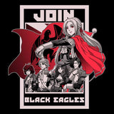 Join Black Eagles - Fleece Blanket