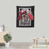 Join Black Eagles - Wall Tapestry