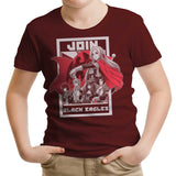 Join Black Eagles - Youth Apparel