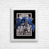 Join Blue Lions - Posters & Prints