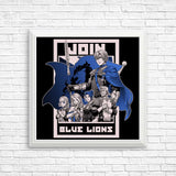 Join Blue Lions - Posters & Prints