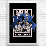 Join Blue Lions - Posters & Prints
