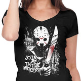 Join Me in the Woods - Women's V-Neck