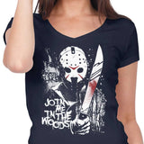 Join Me in the Woods - Women's V-Neck