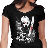 Join Me in the Woods - Women's V-Neck