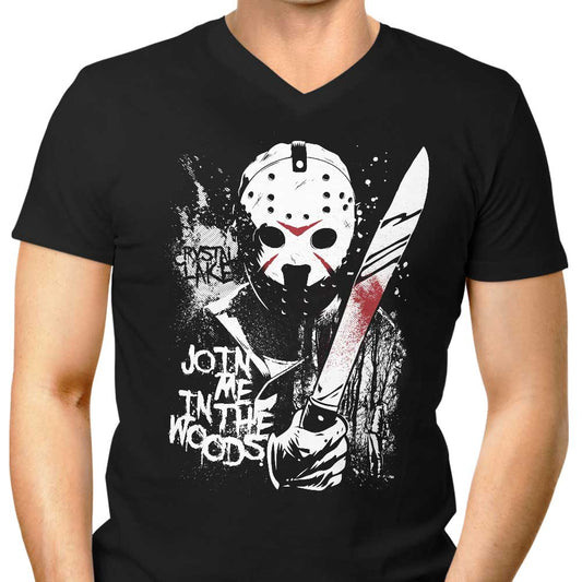 Join Me in the Woods - Men's V-Neck