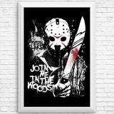 Join Me in the Woods - Posters & Prints