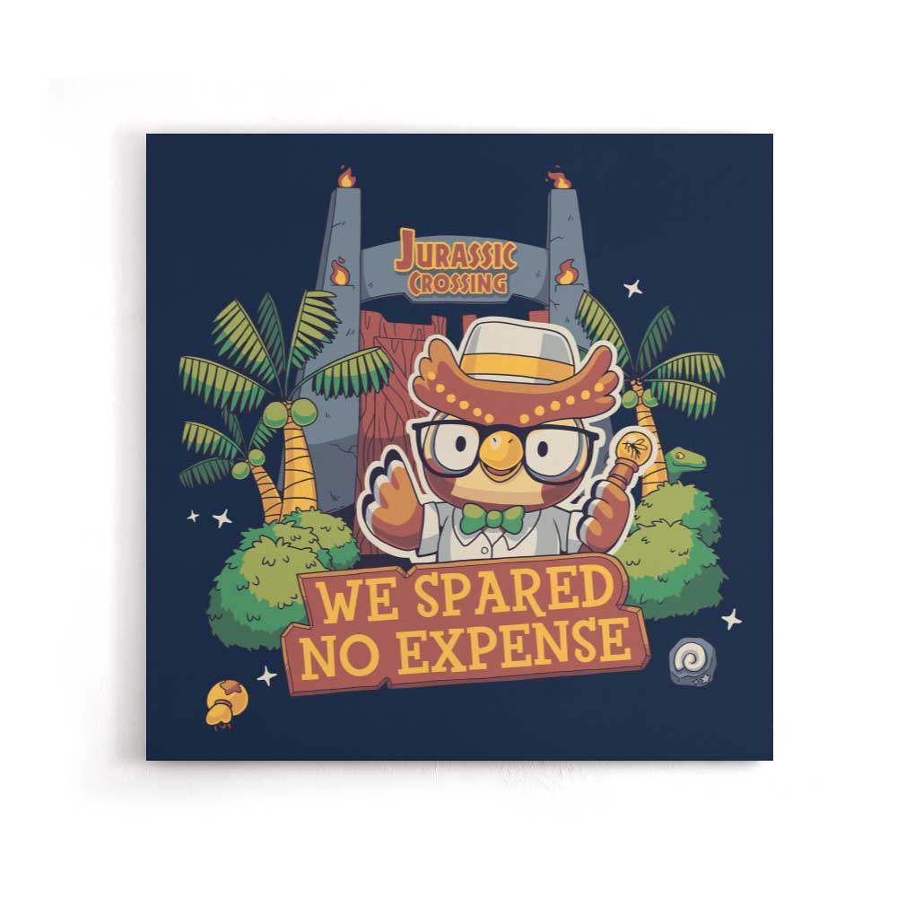 Jurassic Crossing - Canvas Print