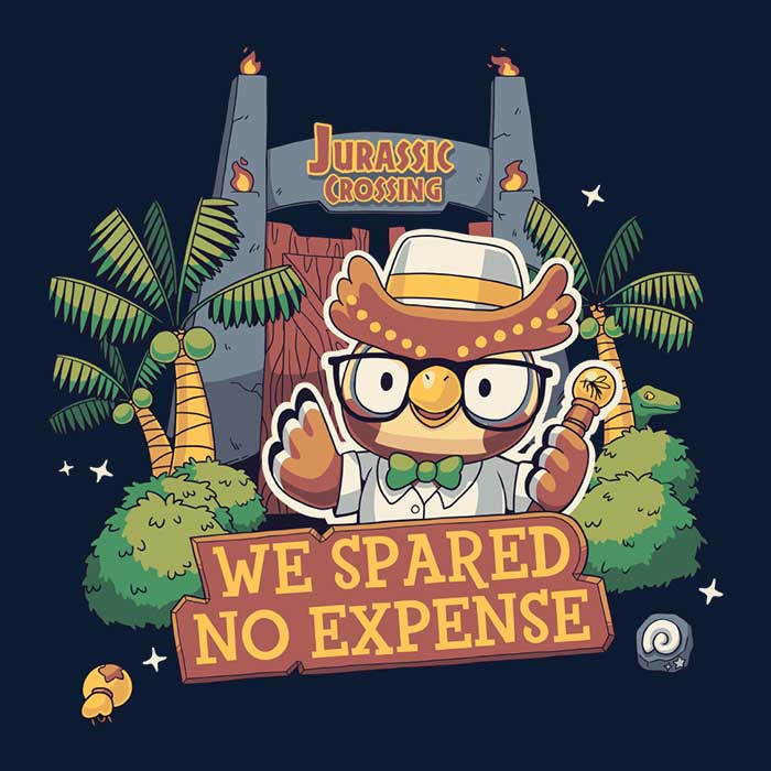 Jurassic Crossing - Men's V-Neck