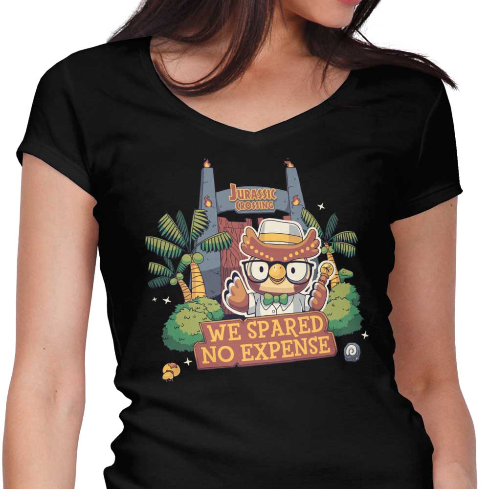 Jurassic Crossing - Women's V-Neck