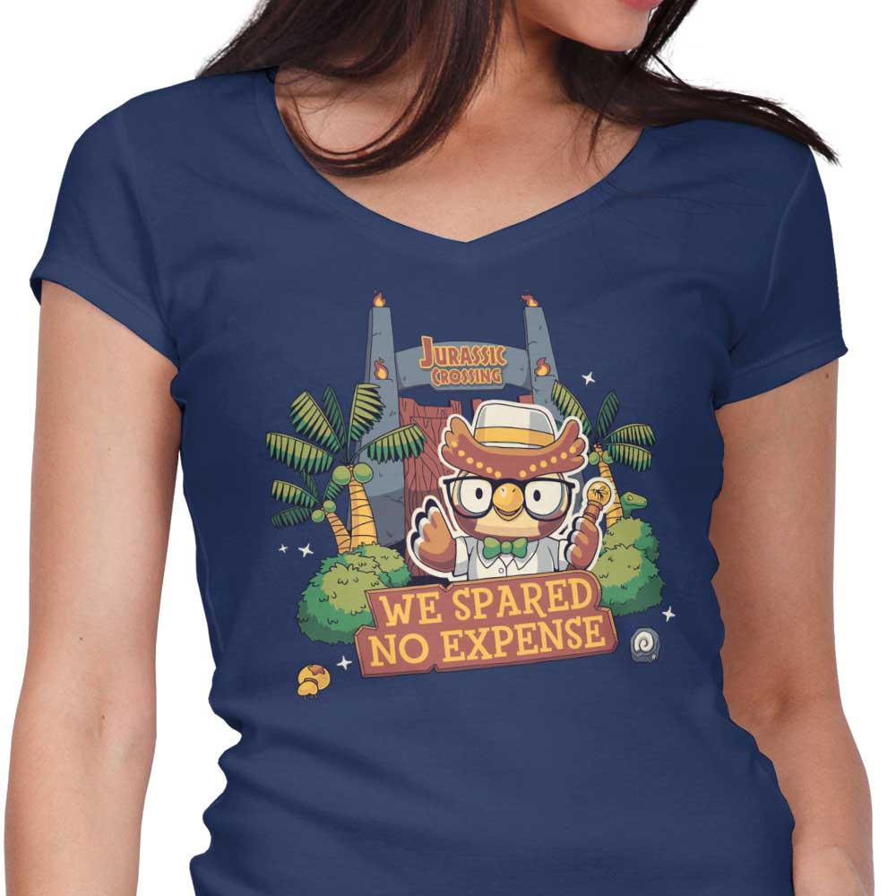 Jurassic Crossing - Women's V-Neck