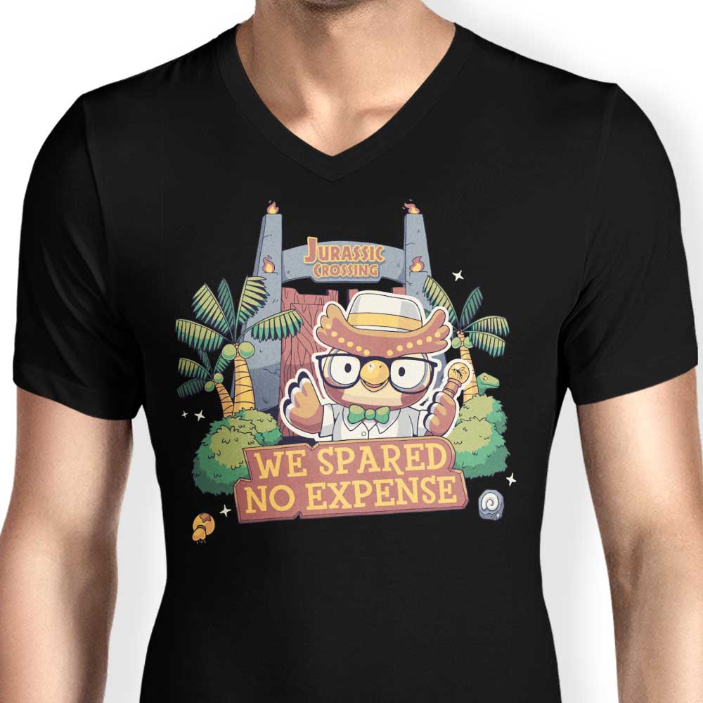 Jurassic Crossing - Men's V-Neck