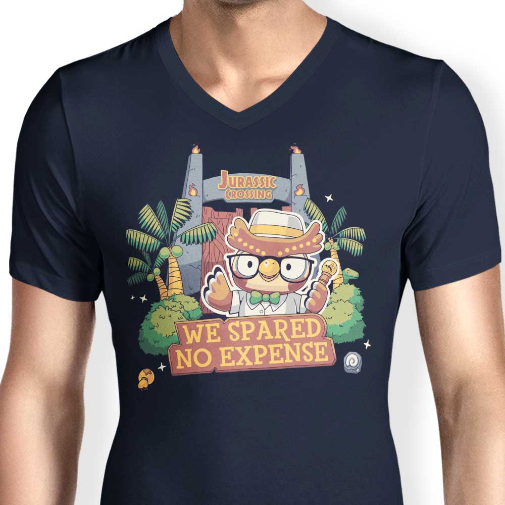 Jurassic Crossing - Men's V-Neck