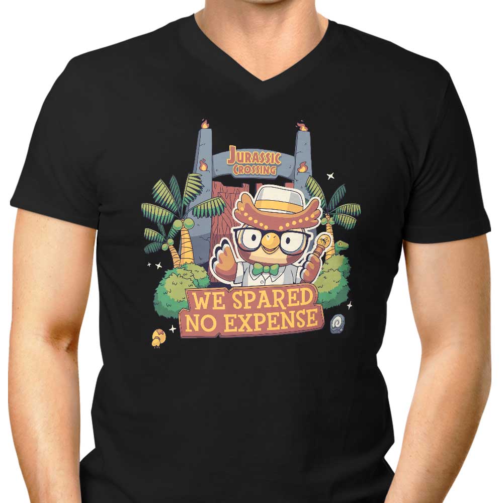 Jurassic Crossing - Men's V-Neck