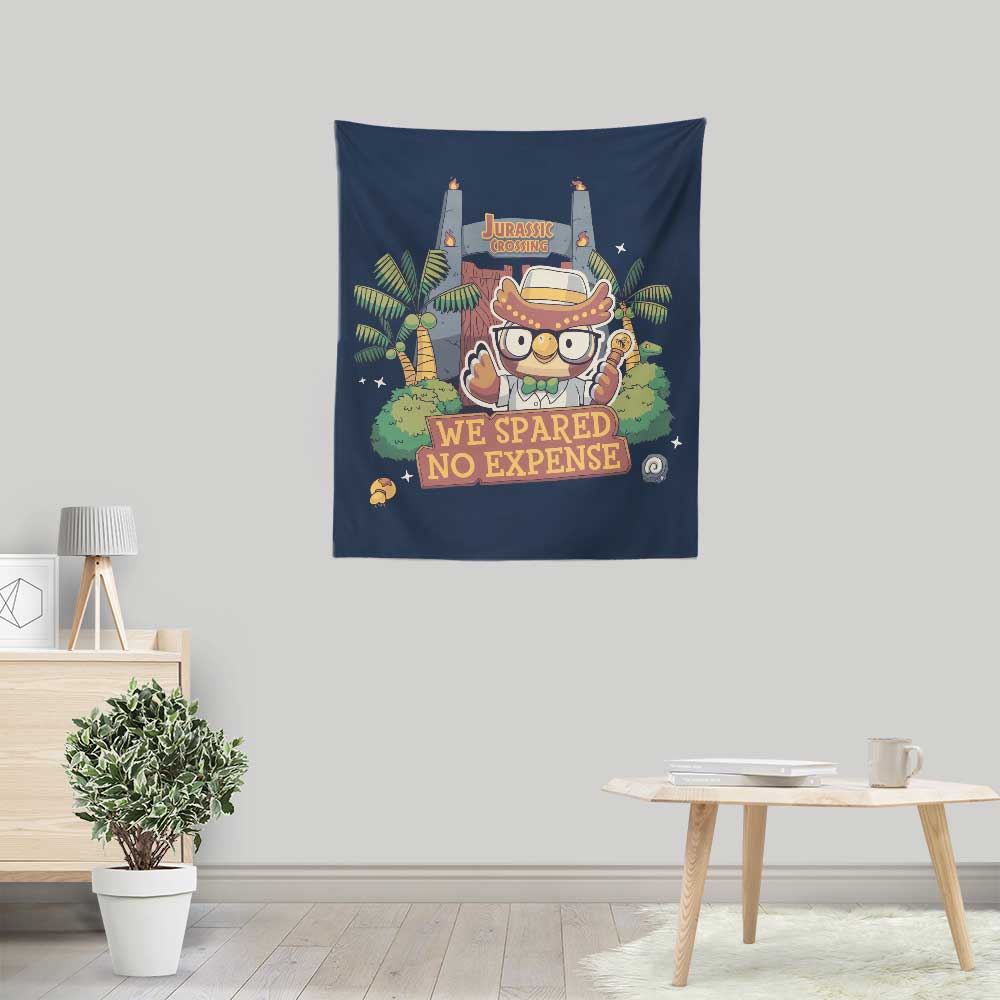 Jurassic Crossing - Wall Tapestry