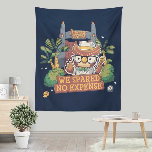 Jurassic Crossing - Wall Tapestry