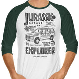 Jurassic Explorer - 3/4 Sleeve Raglan T-Shirt