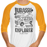 Jurassic Explorer - 3/4 Sleeve Raglan T-Shirt