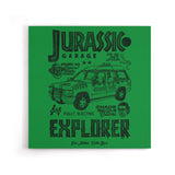 Jurassic Explorer - Canvas Print