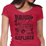 Jurassic Explorer - Women's V-Neck