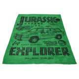 Jurassic Explorer - Fleece Blanket
