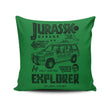 Jurassic Explorer - Throw Pillow