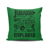 Jurassic Explorer - Throw Pillow