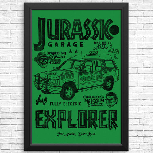 Jurassic Explorer - Posters & Prints