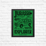 Jurassic Explorer - Posters & Prints