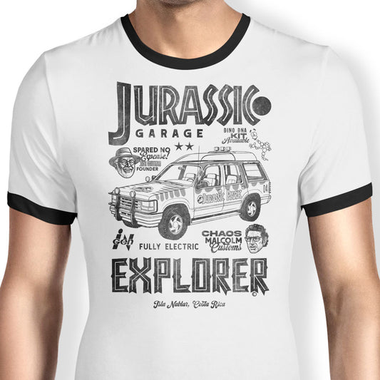 Jurassic Explorer - Ringer T-Shirt