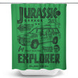 Jurassic Explorer - Shower Curtain