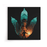 Jurassic Footprint - Canvas Print